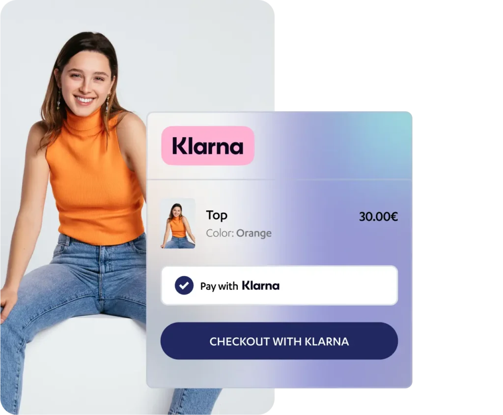 klarna payment page hero